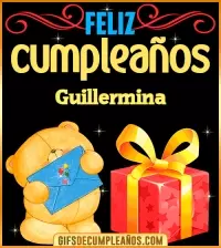 GIF Tarjetas animadas de cumpleaños Guillermina